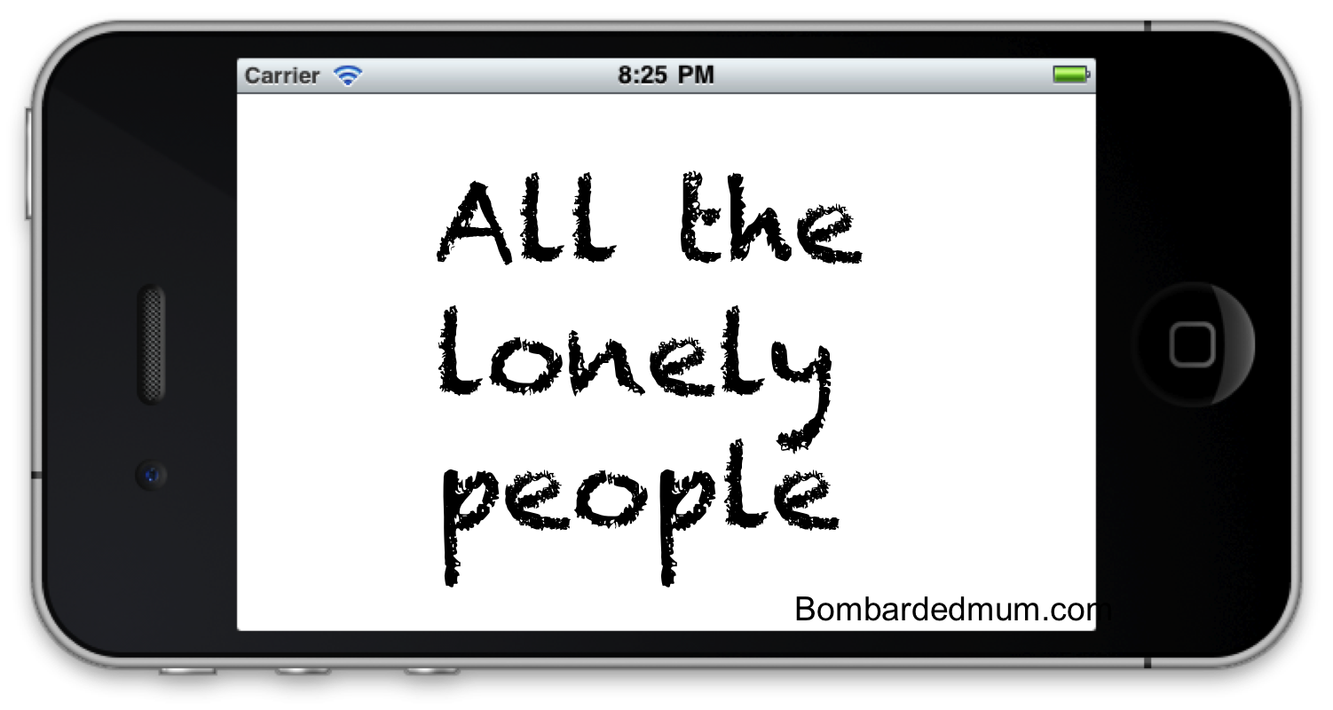 All the lonely people