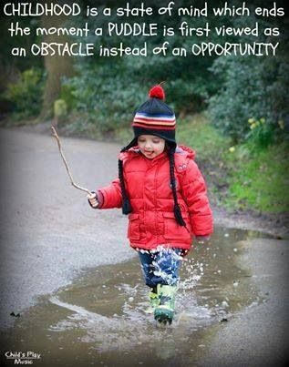 Motivational Monday Quote – Puddle as an obstacle